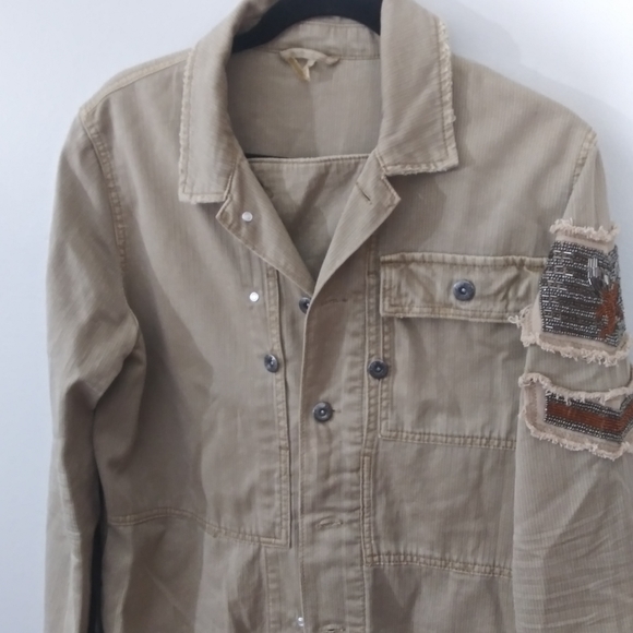 ✨4x host pick✨ Free people emb. military jacket - Picture 4 of 8